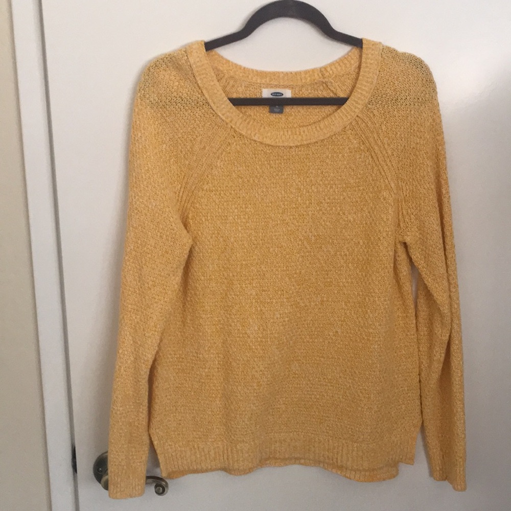 EUC yellow sweater